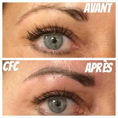 microblading avant / aprs